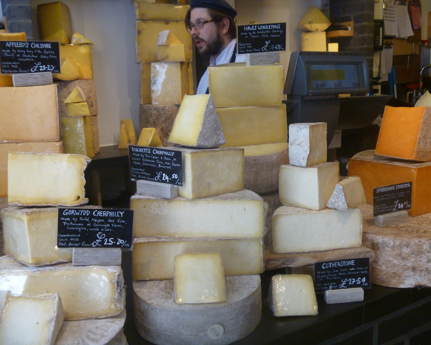 Neal's Yard Dairy: Mecca for cheese lovers. Photo: Julia Rogers.