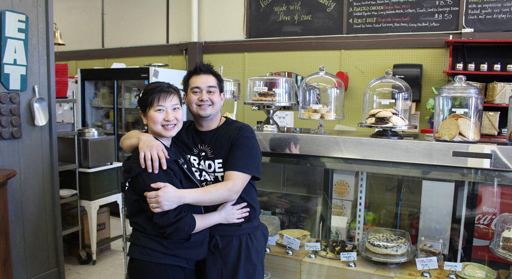 Jeff and Rayling Camacho, owners of Burger Revolution in Belleville and Trade Craft Good Food in nearby Brighton.