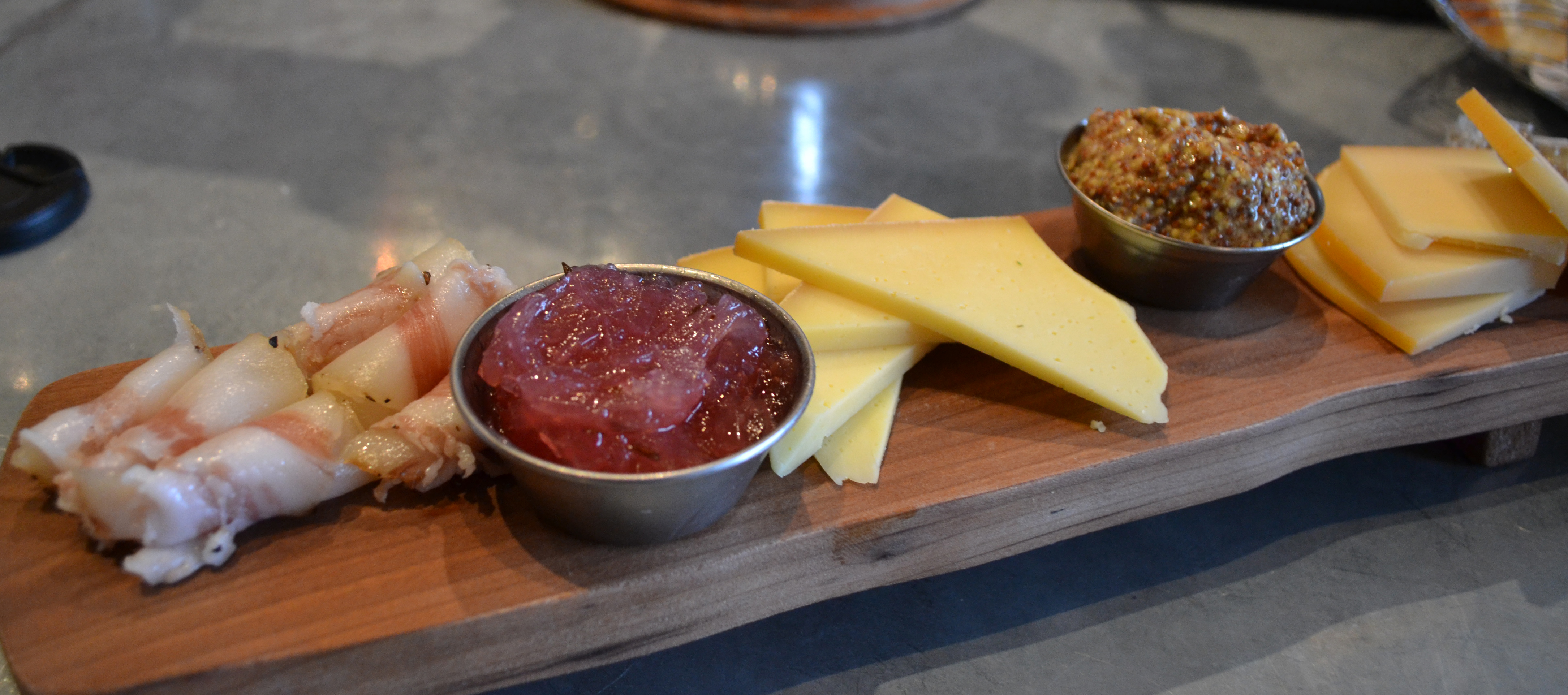 Cheese and charcuterie locally sourced at Le Chien Bistro.